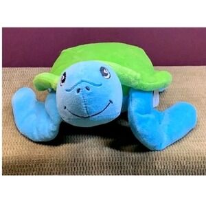 Aloha Animals Sea Turtle Plush 10" Stuffed Animal Blue Green